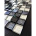 Glass And Carving Resin Mosaic Tile - Grey